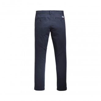 Pantalon chino coupe droite Levis en coton stretch bleu marine