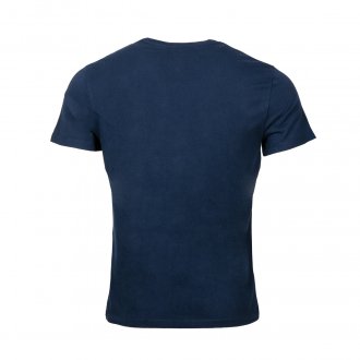 Tee shirt col rond Levis Original en coton bleu marine brodé