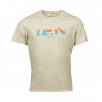 Tee shirt col rond Levis Graphic en coton crème floqué multicolore