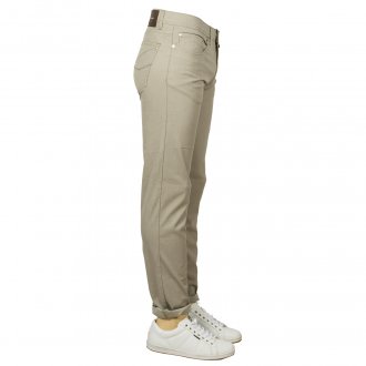 Pantalon Pierre Cardin Lyon en coton stretch mélangé beige