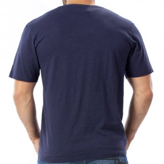 Tee-shirt manches courtes Ruckfield en coton biologique bleu marine