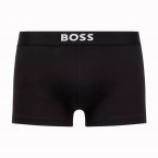 Boxer Boss coton noir avec logo imprimé