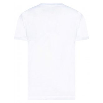 Tee-shirt col rond Calvin Klein en coton biologique blanc