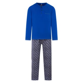 Pyjama Christian Cane Ilario 100% Coton bleu