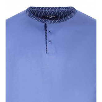 Pyjama à motifs Guasch en coton bleu