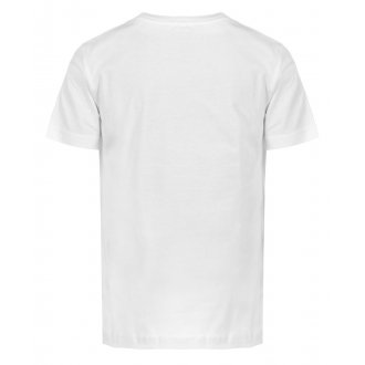 Tee-shirt col rond Levi's Junior en coton blanc floqué