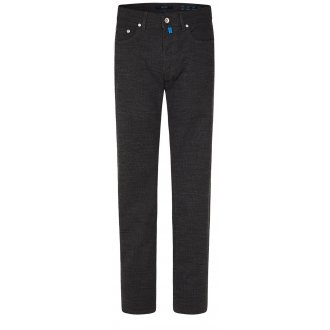 Pantalon Cardin Sportswear Lyon Travel Confort en coton mélangé gris anthracite
