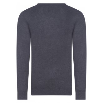 Pull col rond Teddy Smith gris anthracite