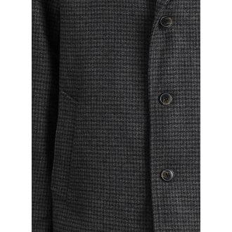 Manteau Jack & Jones Premium en laine mélangée grise à carreaux