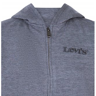 Cardigan zippé à capuche Levi's® Junior gris anthracite chiné