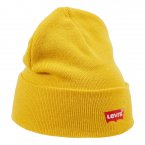 Bonnet Levi's jaune à logo contrastant
