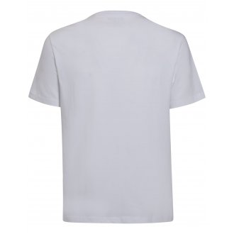 T-shirt col rond Guess en coton blanc avec manches courtes