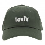Casquette dad cap Levi's® en coton vert kaki