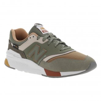 Sneakers New Balance 997 kaki à lacets plats