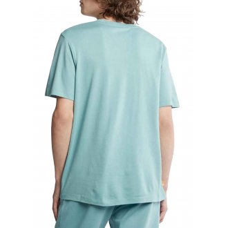 T-shirt Timberland vert d'eau coupe droite avec manches courtes et col rond