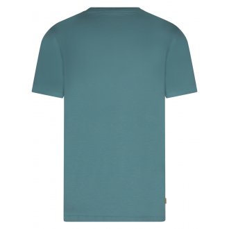 T-shirt col rond Timberland coton biologique vert d'eau à manches courtes