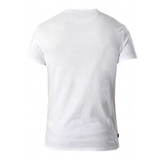T-shirt col rond Timberland en coton biologique blanc