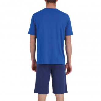 Manchester City football à manches courtes T-shirt Short Pyjama Lot Blanc Bleu Marine pour homme 