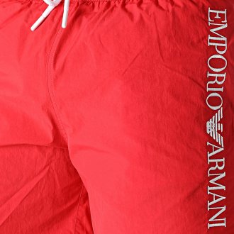 Short de bain Emporio Armani rouge