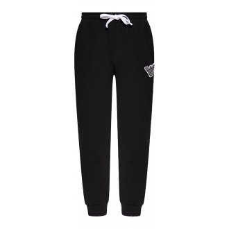 Pantalon de jogging Emporio Armani en coton noir