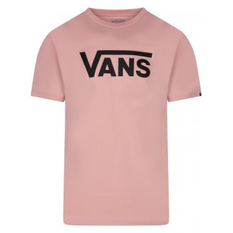 Tee-shirt col rond Vans en coton corail avec manches courtes