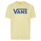 T-shirt Vans droite jaune avec manches courtes et col rond