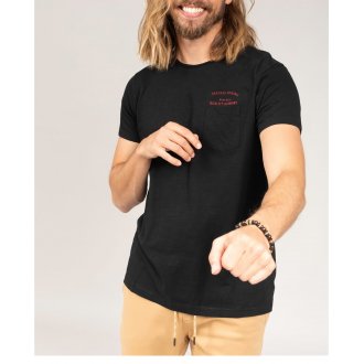 T-shirt Deeluxe regular anthracite avec manches courtes et col rond