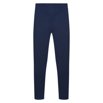 Pyjama long Christian Cane Nael en coton : tee-shirt manches longues et col rond avec imprimés et pantalon bleu marine