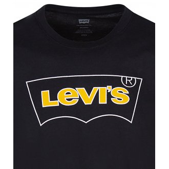Tee-shirt à col rond Levi's® en coton noir