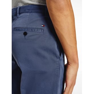 Pantalon chino slim Tommy Hilfiger Bleecker en coton organique stretch bleu indigo