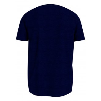 T-shirt à col rond Tommy Hilfiger en coton bleu marine