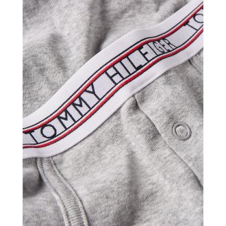 Boxer coupe américaine Tommy Hilfiger en coton gris chiné