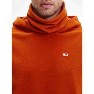 Sweat à capuche Tommy Hilfiger orange avec logo brodé
