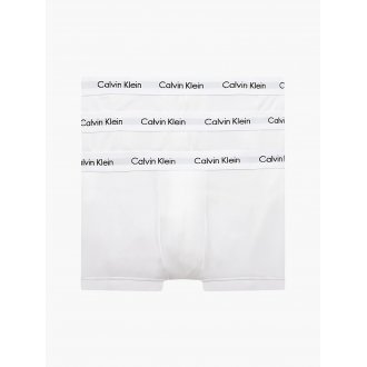Boxers Calvin Klein en coton mélangé blanc, lot de 3