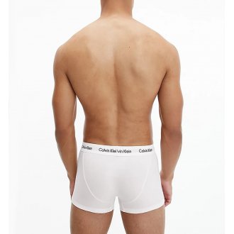 Boxers Calvin Klein en coton mélangé blanc, lot de 3