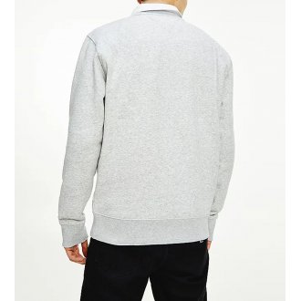 Sweat col rond Tommy Jeans gris clair chiné