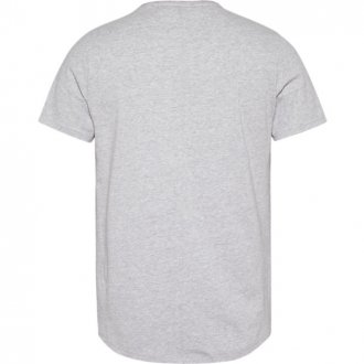T-shirt col rond Tommy Jeans gris chiné