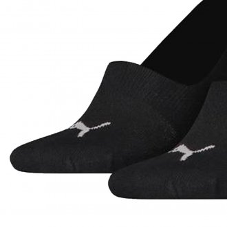 Lot de 2 paires de chaussettes Puma en coton stretch mélangé noir