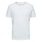 Tee-shirt col rond Selected en coton biologique blanc