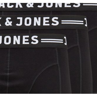 Lot de 3 boxers Jack & Jones en coton stretch noir