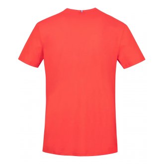 T-shirt avec manches courtes et col rond Coq Sportif coton orange