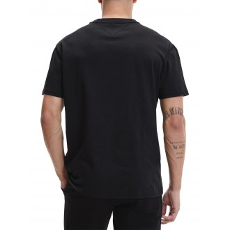 T-shirt col rond Tommy Hilfiger en coton noir
