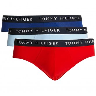 Lot de 3 slips Tommy H Sportswear coton biologique mélangé multicolore