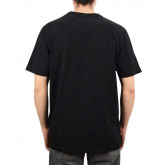 T-shirt Timberland coton biologique droite avec manches courtes et col rond noir