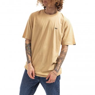 T-shirt Vans beige coupe droite avec manches courtes et col rond 