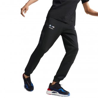 Jogging Puma noir avec logos brodés