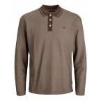 Polo Premium Win Polo coupe regular fit chocolat