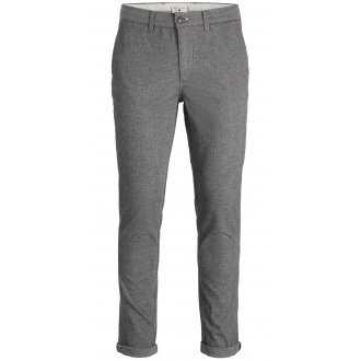 Pantalon Premium Marco Fury en coton mélangé coupe slim fit gris