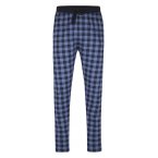 Pantalon de pyjama Tom Tailor slim vichy coton bleu
