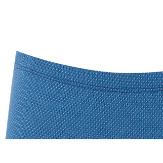 Slip taille haute Eminence en coton bleu à micro motifs